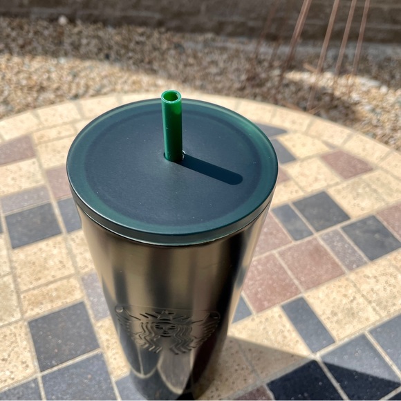 NWOT Starbucks SS green black gradient cold beverage tumbler 2020 - Picture 11 of 13